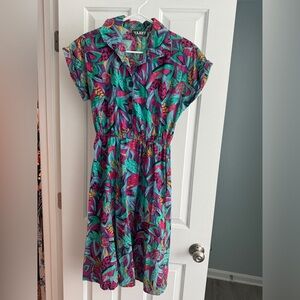 Vintage Tabby Dress with shoulder pads